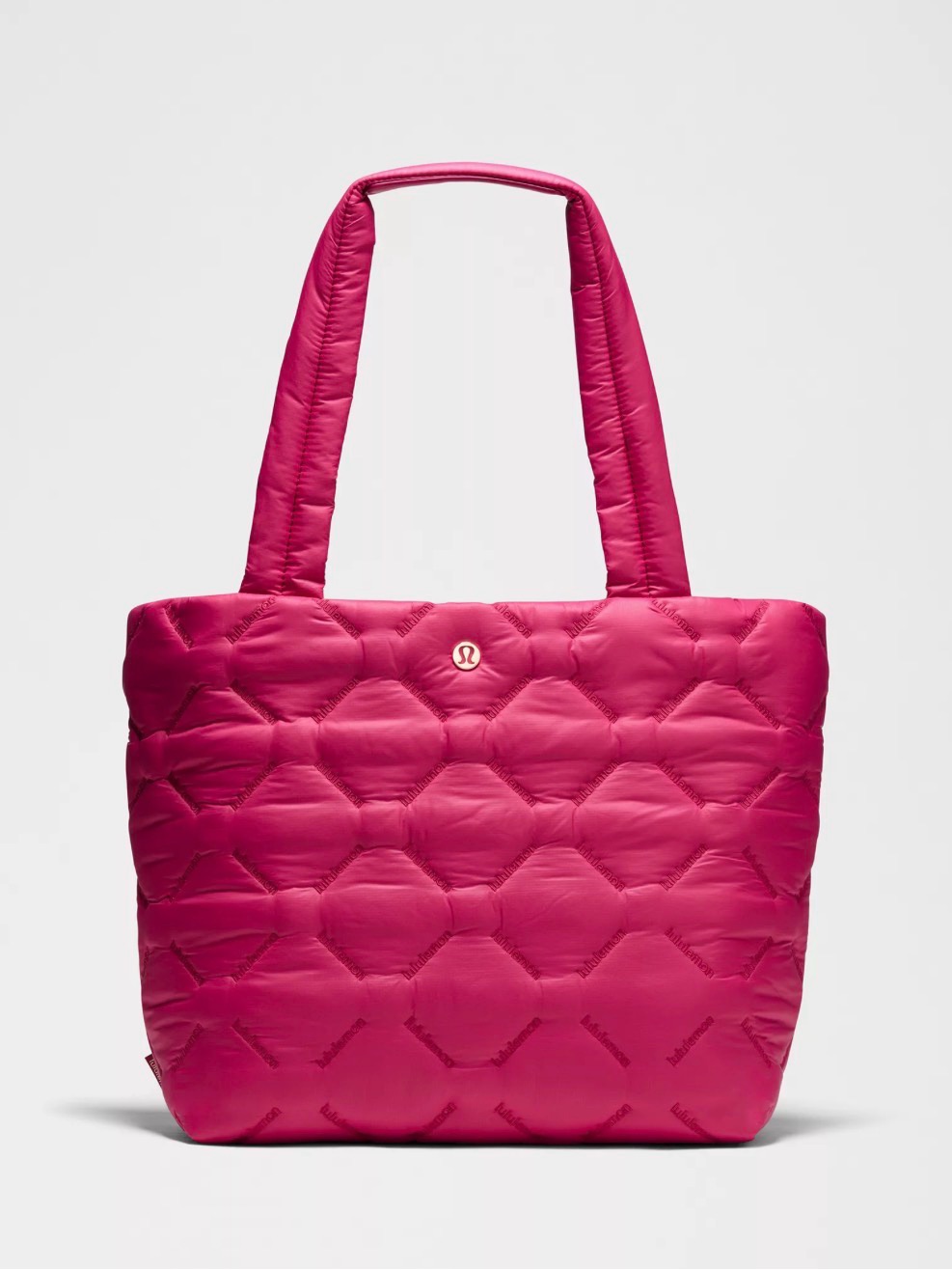 Lululemon Athletica Hot Pink Quilty Pleasures Tote